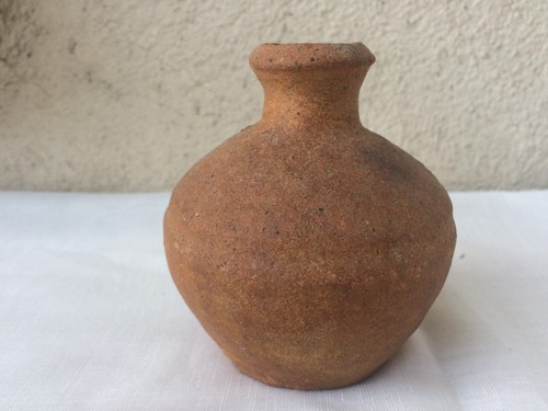 Ancienne fiole terre cuite - ancienne,