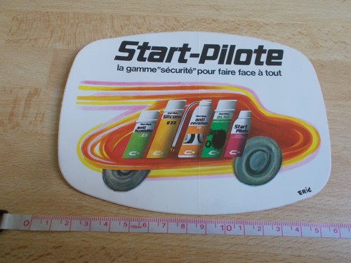 Autocollant start pilote - autocollant, start-pilote