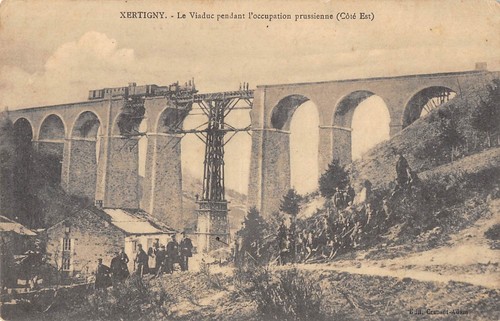 Cpa xertigny viaduc - cpa, 88