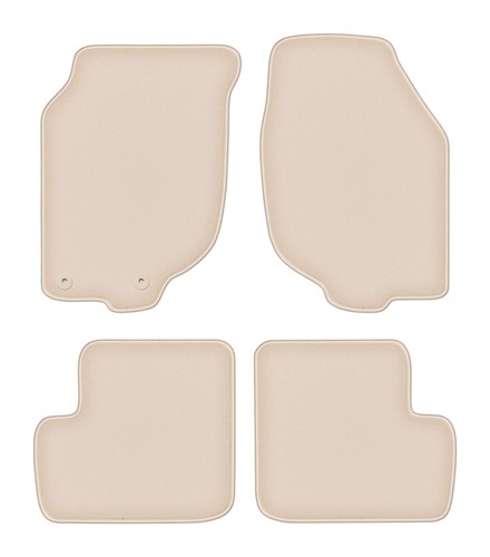 Tapis sol velours beige - tapis,