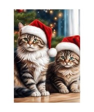 Katzen Notizbuch Weihnachten