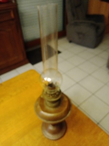 Lampe petrole cuivre - lampe,