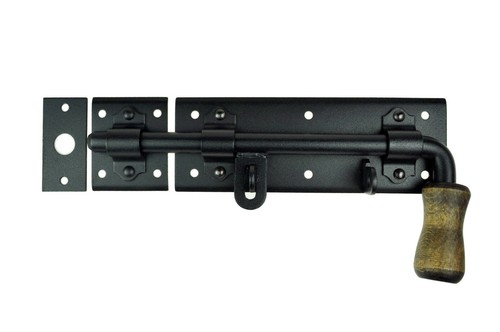 Verrou portail 270mm - portail, noir