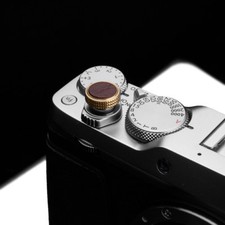 GARIZ Soft Émanation en Cuir Marron- Bouton De Cliquez Sur Avec Filetage