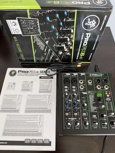 Mackie profx6v3 channel - mackie, 6-channel