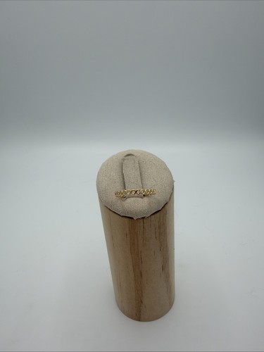 Bague fine dorée - fine, motif