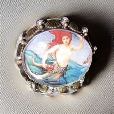 Mars Valentine Echo of the Dreamer Bague Sirène Silver Sterling 8US/55 New Ring