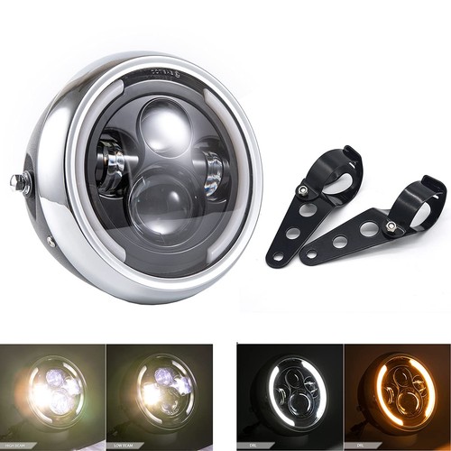 Phare moto pouces led - moto, 7,5