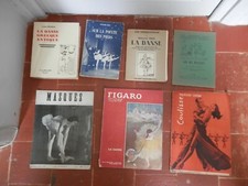 Lot de livres anciens sur LA DANSE / LES BALLETS