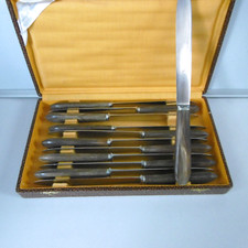 12 couteaux corne inox as de