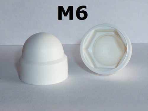 Blanc bouchon vis cache - m6,