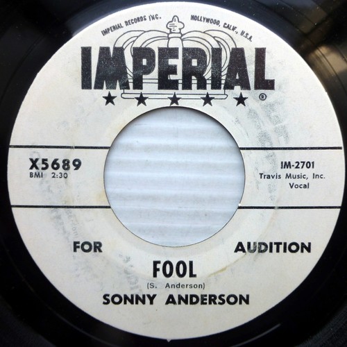 Sonny anderson promo soul - sonny,