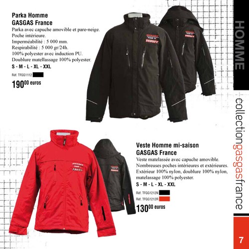 Parka femme gasgas haut - femme, sur