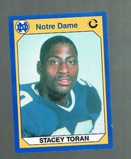 STACEY TORAN #30 CB 1990 Collegiate Collection Notre Dame Fighting Irish