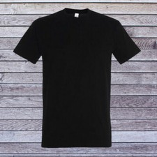 T-shirt noir (100% coton)