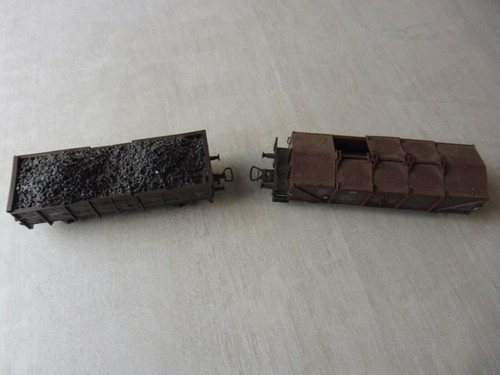 Lot wagons marchandises - de,
