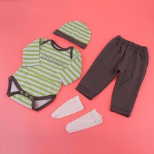 vêtement rayé mignon vert