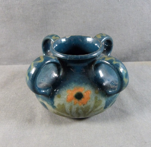 Vase vernissé décor - vase,
