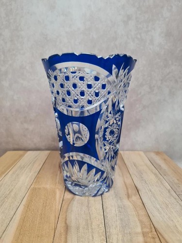 Vase cristal bohème - en,