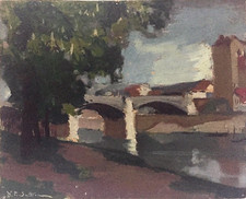 Maurice elie sarthou huile - maurice,