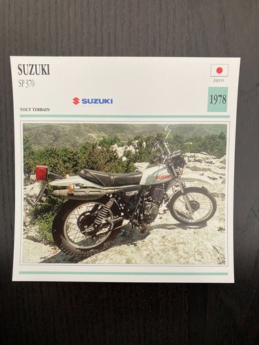 Carte fiche moto collection - fiche,