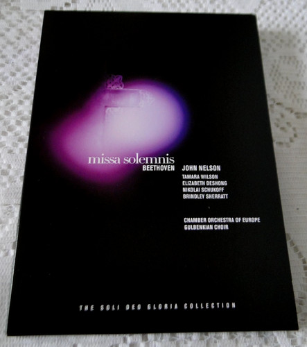 Dvd beethoven missa solemnis - missa,