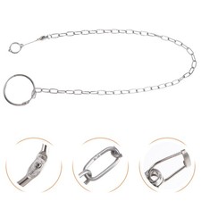  Chaîne de verrouillage de pied en acier inoxydable, 1 pièce, grand perroquet