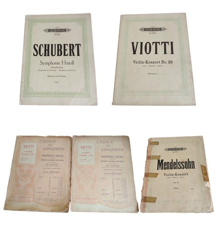 Lot partitions anciennes - lot,