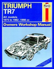 TR7 classic 75-82 Revue technique Haynes TRIUMPH Anglais Etat - NEUVE PORT Redu