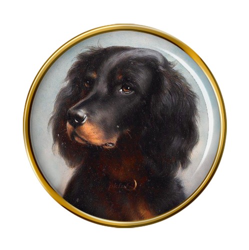 Gordon setter lapel pin badge - setter,