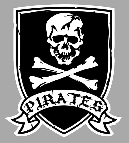 Pirates sticker autocollant - pirates,