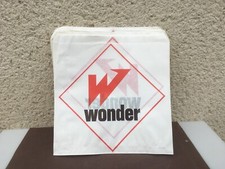 Anciens sacs en papier / Piles Wonder / Droguerie / Sac publicitaire