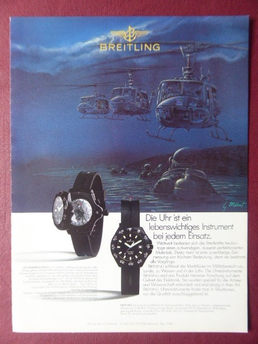 1985 pub montre breitling - 7/1985,