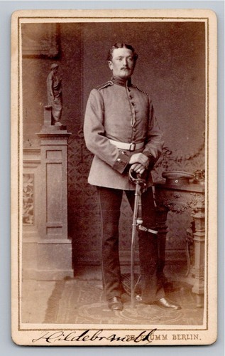 Cdv 1870 officier - 1870, prussien
