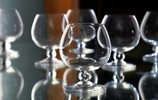 DAUM. — Ensemble de 6 Verres à cognac (H. : 12 CM) en cristal, modèle « Boléro »