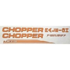 Raleigh Chopper Décalque Jeux
