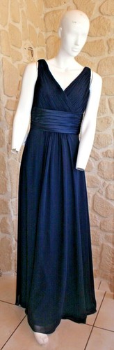 Robe cocktail marine taille