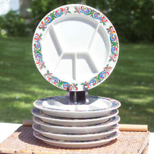 Lot de 6 assiettes à fondue motif coqs style Acapulco Villeroy & Boch