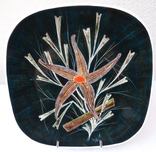 Assiette signee maô - assiette,