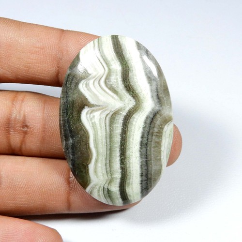Cabochon jaspe zèbre gris - cabochon, de