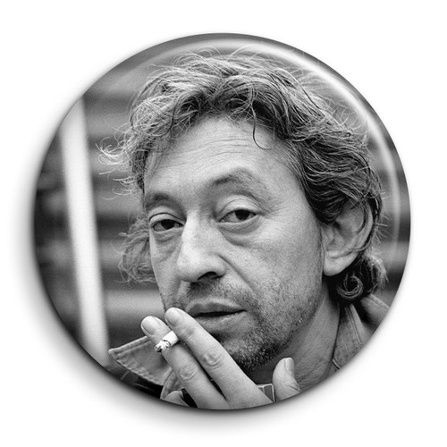Serge gainsbourg badge - serge,