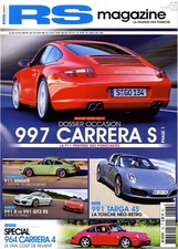 RS MAGAZINE n°183 09/2016 997 CARRERA S 991 TARGA 4S 991 R-GT3 RS 911 SINGER