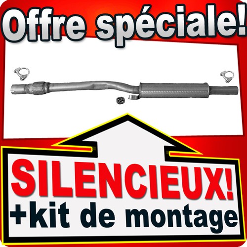 Silencieux intermédiaire pour - intermédiaire,