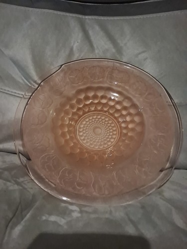Ancienne coupe verre pressé - verre,