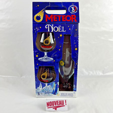 ➜JOLI COFFRET METEOR DE 3 VERRES à bière de Noël brasserie Alsace de collection