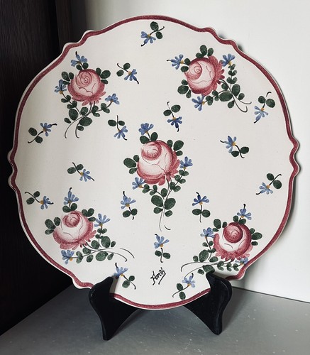 Plat ancien 1950 faïence - plat, 1950-60