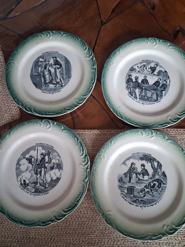 Lot assiettes parlantes - ​lot,