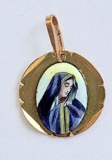Médaille Emaillée Mater