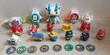 lot YO-KAI WATCH 13 figurine Jibanyan whisper komasan + 9 médaillon + 3 montre