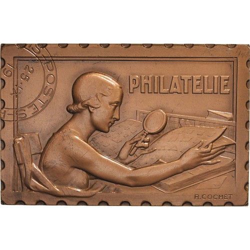 France médaille timbre - médaille,,